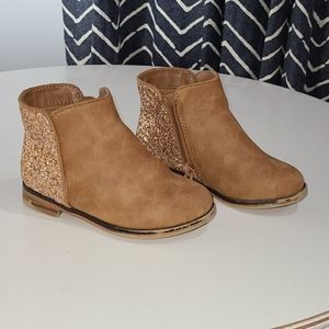 Cat & Jack toddler girl size 7 glitter ankle boot